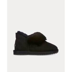 NEW EMU AUSTRALIA women's platinum mintaro sheepskin booties in black